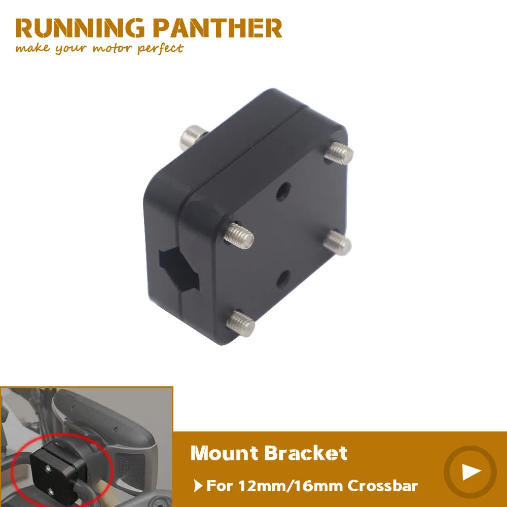 Motorcycle Mobile Phone Navigation Holder Suitable 12mm/16mm Mount Bracket Diameter For BMW R1200GS LC ADV Most Model Black Blue