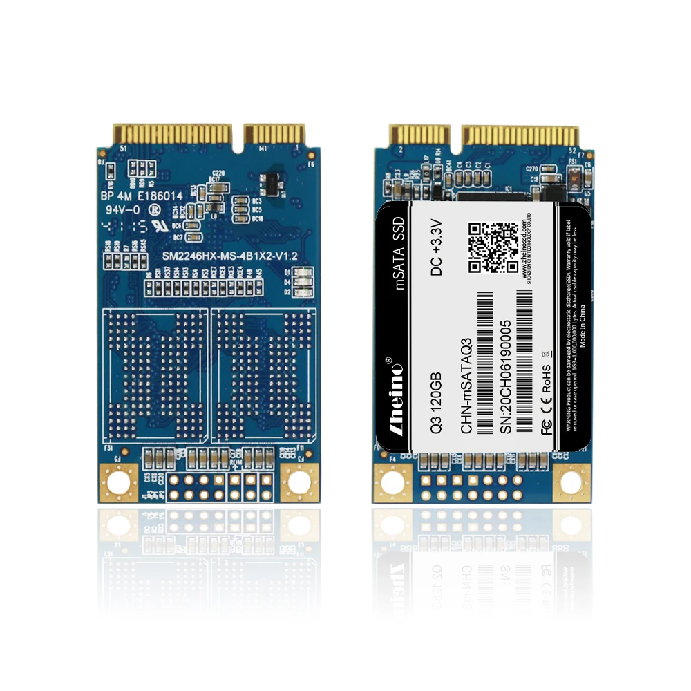 Жесткий диск Zheino mSATA3 Твердотельный накопитель SATA3 для планшетов и ноутбуков 120 ГБ