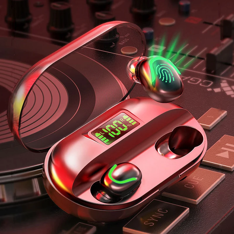 

TWS беспроводные наушники-вкладыши, наушники-вкладыши, высокоточные стерео водонепроницаемые сенсорные спортивные мини-наушники Bluetooth 5,0