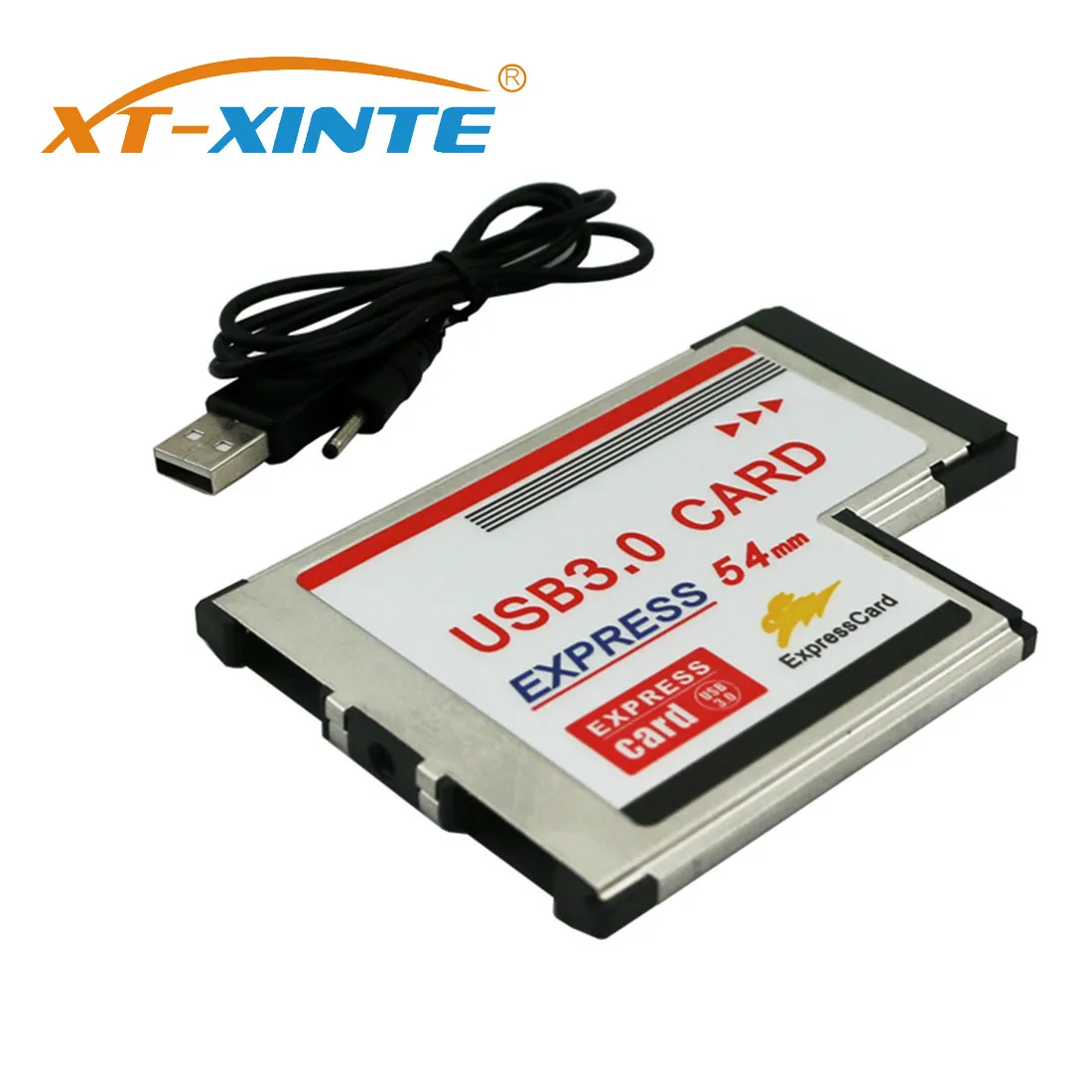 XT-XINTE 2 порта USB 3 0 хаб express card expresscard 54 мм скрытый адаптер конвертер USB3.0 для