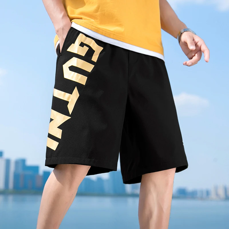 

Men's shorts large size breeches pants summer casual loose Branded Bermuda off white oversize short homme cargo Breeches