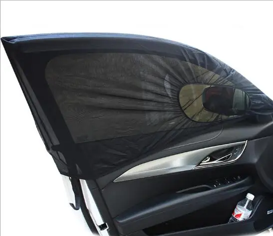 

2Pcs Universal Car Window Cover Sunshade Curtain UV Protection Shield Sunshade Shield Window Protector Window Car Universal
