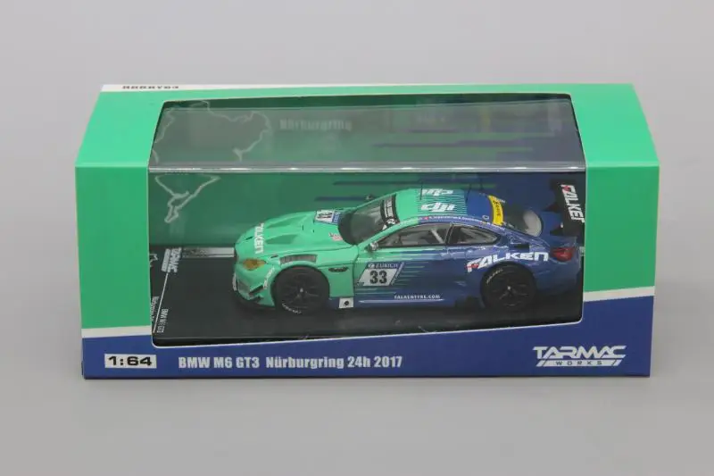 TW 1: 64 B MW M6 GT3(Falken Motor Sports) сплав модель автомобиля литье под давлением металлические игрушки подарок на день рождения для детей мальчик другой