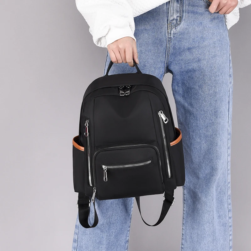 

Fashion Oxford high capacity solid color women's backpack mochila mujer kawaii Fresh style schoolgirl Backpack designer bag