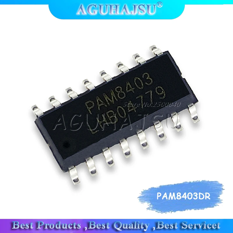 10 шт. PAM8403DR SOP16 PAM8403 стерео аудио усилитель микросхема 100% Новый оригинальный