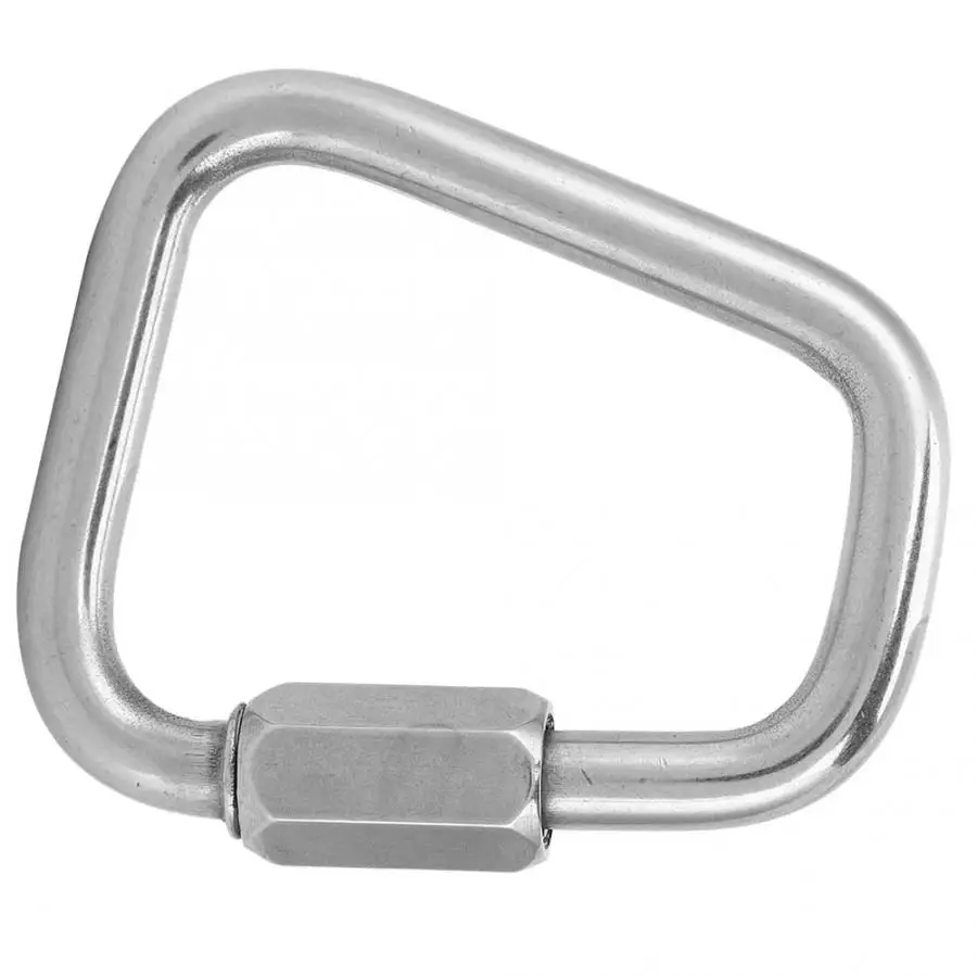 Прочный замок из нержавеющей стали Открытый быстрый карабин подвесной крюк