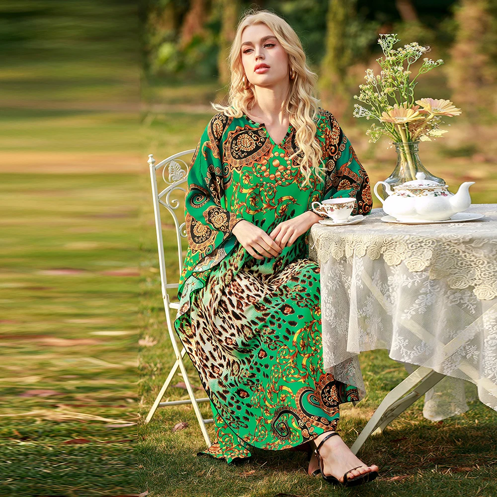 

Summer Ramadan Turkey Muslim Women Dress Eid Mubarak Abaya Dubai Islamic Clothing African Vestidos Robes Mujer Moroccan Kaftan