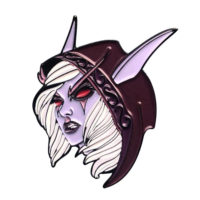 Значок Королева и боевой платок Windrunner Banshee значок World Of Warcraft|Броши| |