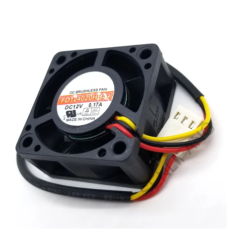 Оригинальные новые для Y.S.TECH FD124020HB-H DC 12V 0.17A 3-жильный 40x40x20 мм Сервер охлаждающий вентилятор