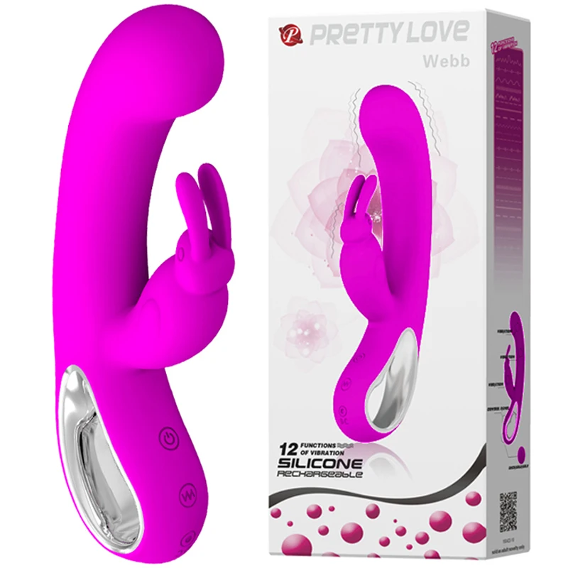 Секс товары 12 скоростей G spot массаж тела кролик вибратор USB Перезаряжаемый