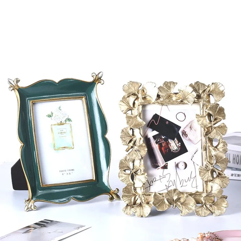 

6-дюймовая рамка для фотографий в скандинавском стиле, прямоугольная многофункциональная рамка для фотографий, полимерная рамка, украшение...