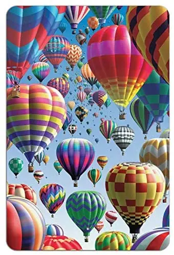 

Винтаж металлическая жестяная вывеска фестиваль воздушных шаров в подвешенном состоянии домашний бар Кухня Ресторан Wall Art вывеска для деко...