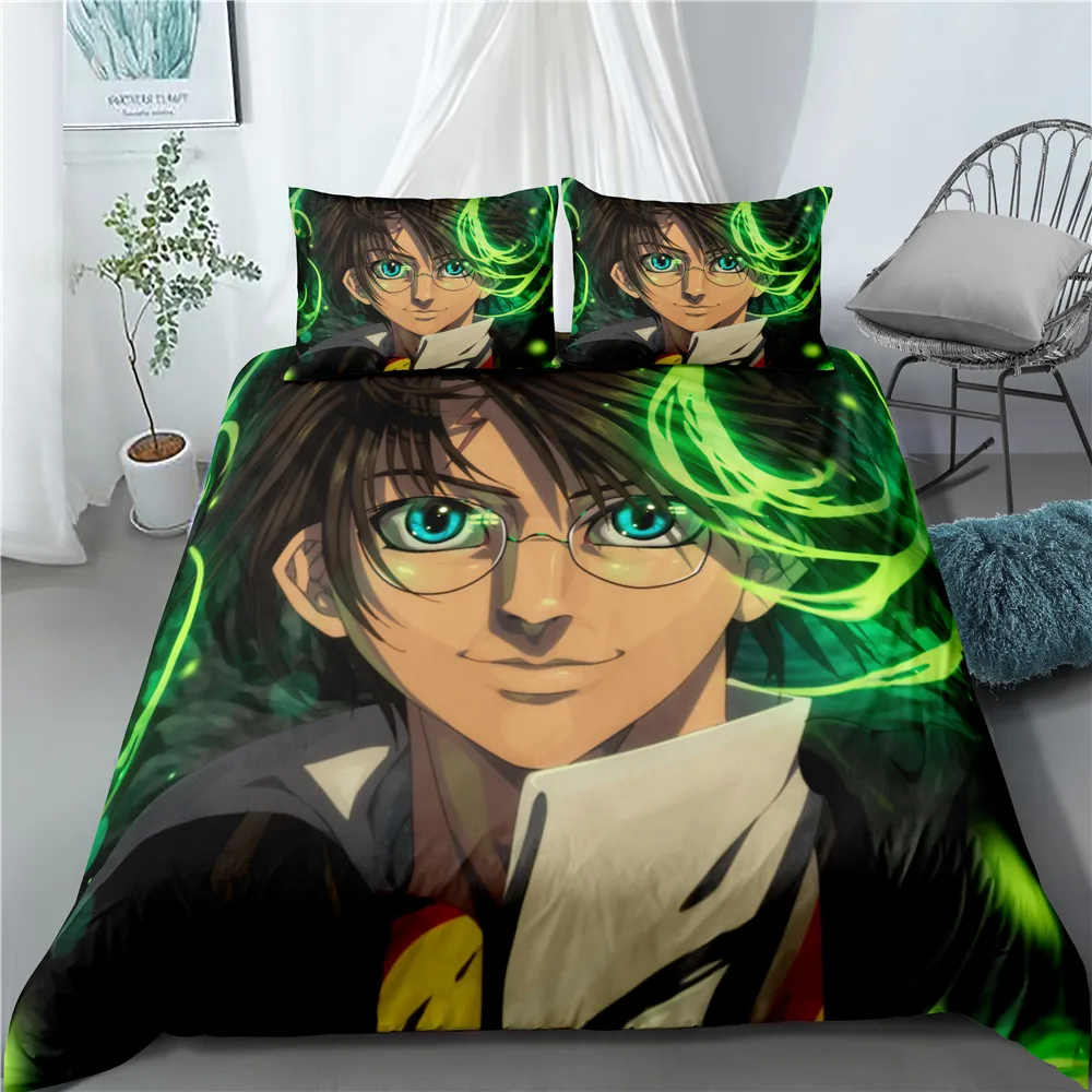 

Magical School Duvet Covers and Pillowcases Adorn Boys' Dormitories Kids Adults Lovely Gifts Luxury Duvet Covers Cartoon Bed