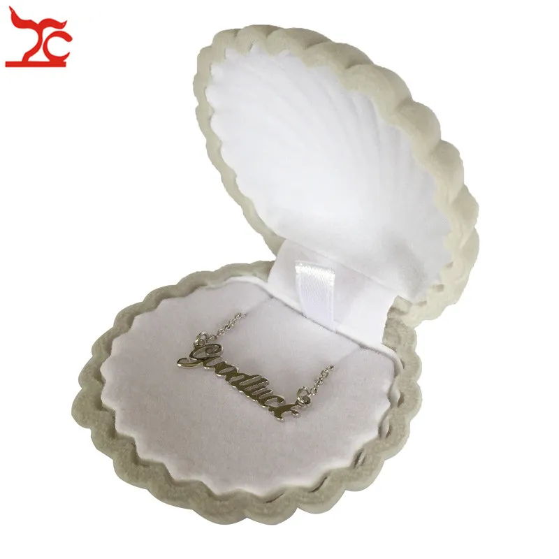 10 шт. бархатные серьги подвески в форме ракушек|Упаковка и стойки для украшений| |