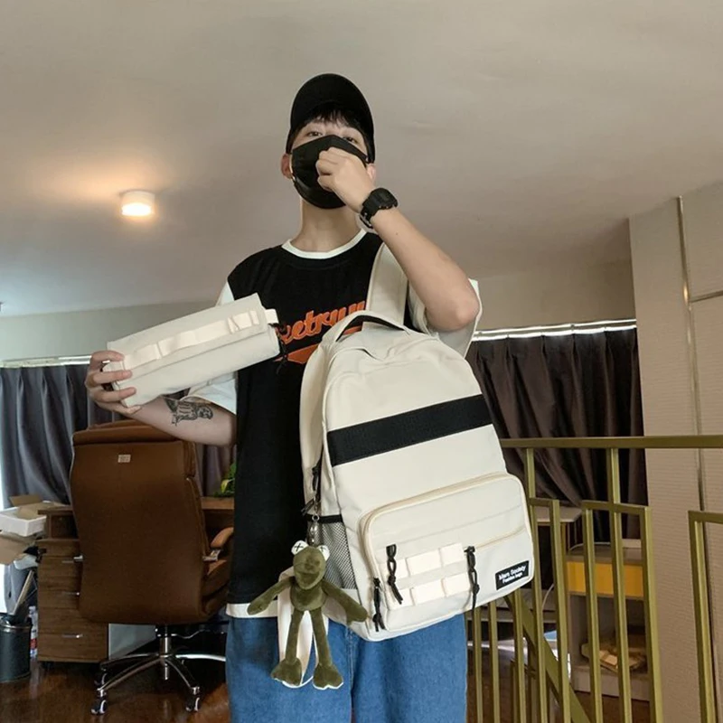 Рюкзак в японском стиле для мужчин и женщин модные нейлоновые сумки ноутбука