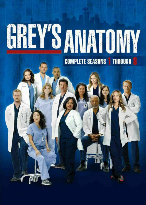 Шелковый постер с рисунком Greys анатомия ТВ шоу Художественная печать домашний