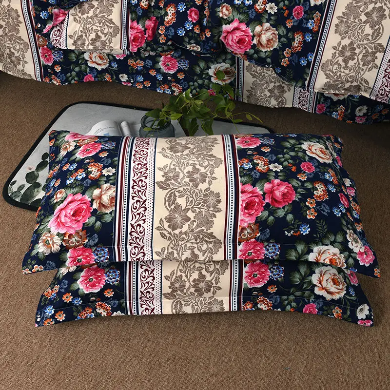 Pillowcase Pillow Case Adult One-Pair Package Skin-Friendly Brushed High-Density plus Size Student | Дом и сад