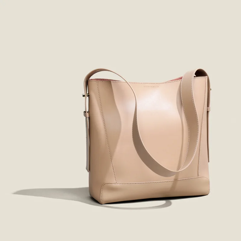 

Fashion Trend Luxury Designer Handbags For Women Leather Casual Bucket vintage Chain Shoulder Bags Korean Black Messenger Bag