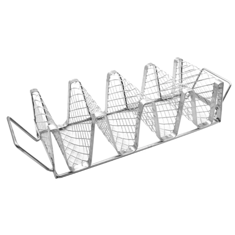 

1 Piece Taco Stand Dishwasher & Oven Safe Stackable Trays Racks for Kitchens Use