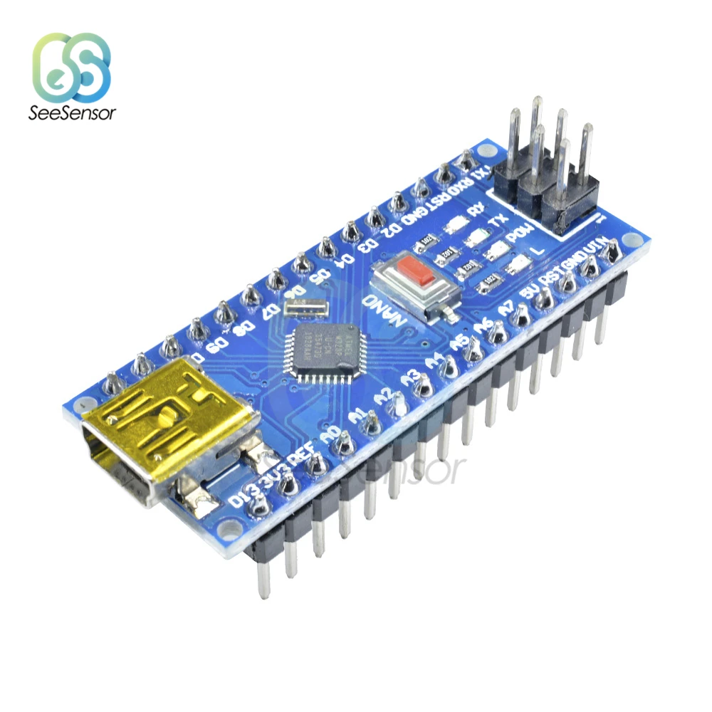 Nano Mini USB с Загрузчиком совместимый контроллер 3 0 Для Arduino CH340 драйвер 16 МГц V3.0
