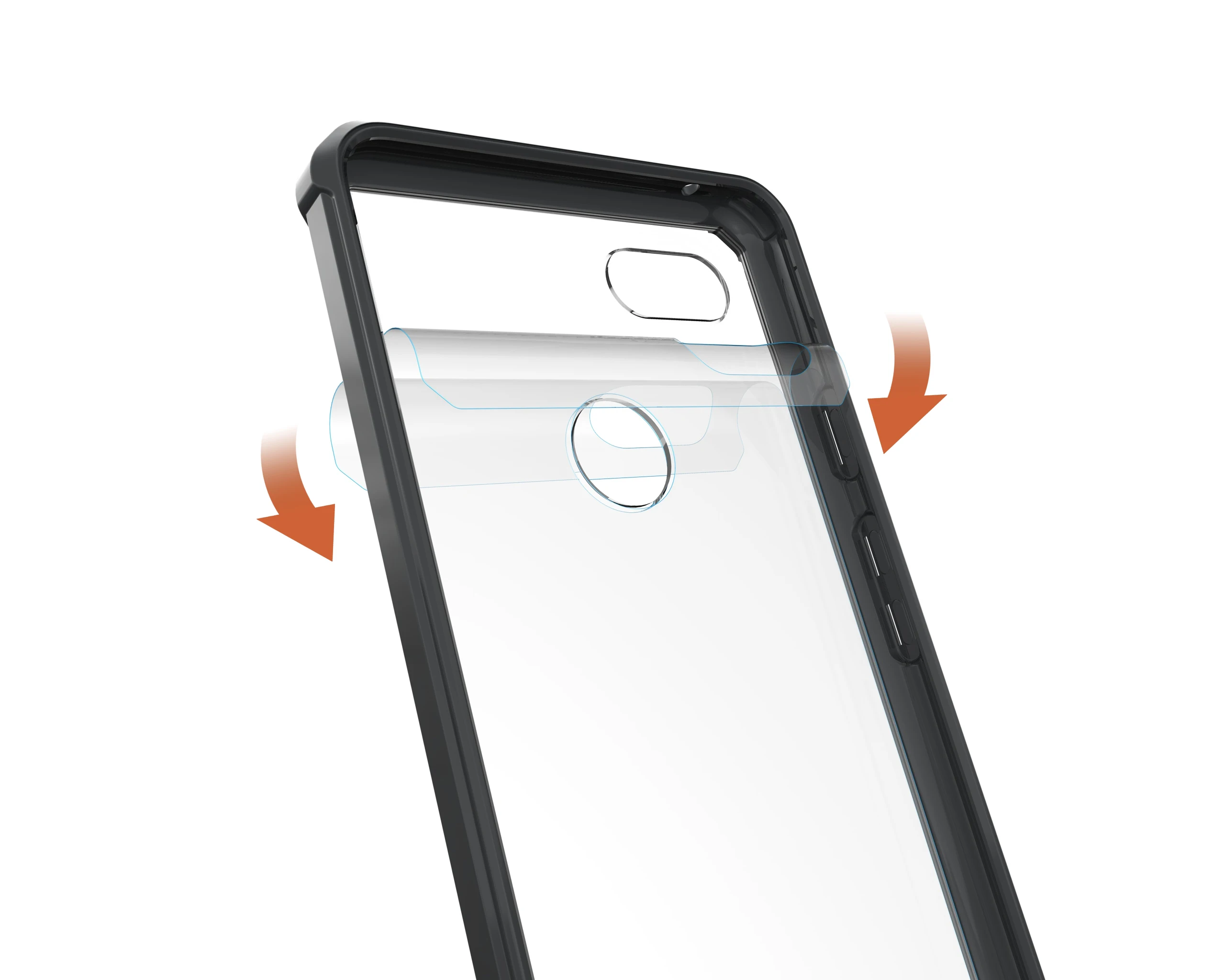 Ударопрочный прозрачный защитный чехол на заднюю панель для Google Pixel3 Pixel3XL Pixel2 Pixel