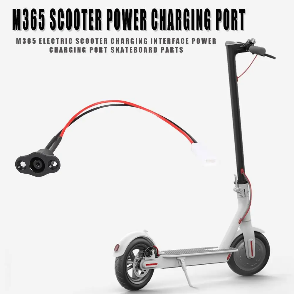 

Hot Sale Electric Scooter Charging Interface Wear-resistant Electric Scooter Accessories Skateboard ABS Power Charging Interface