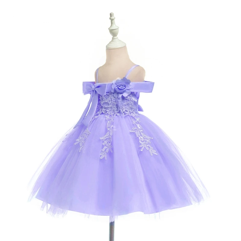 Free Shipping Knee Length 4-12 Years Child Party Dress 2021 Arrival Peach Girl Dresses Pageant Lace Applique Kids Evening Gowns |