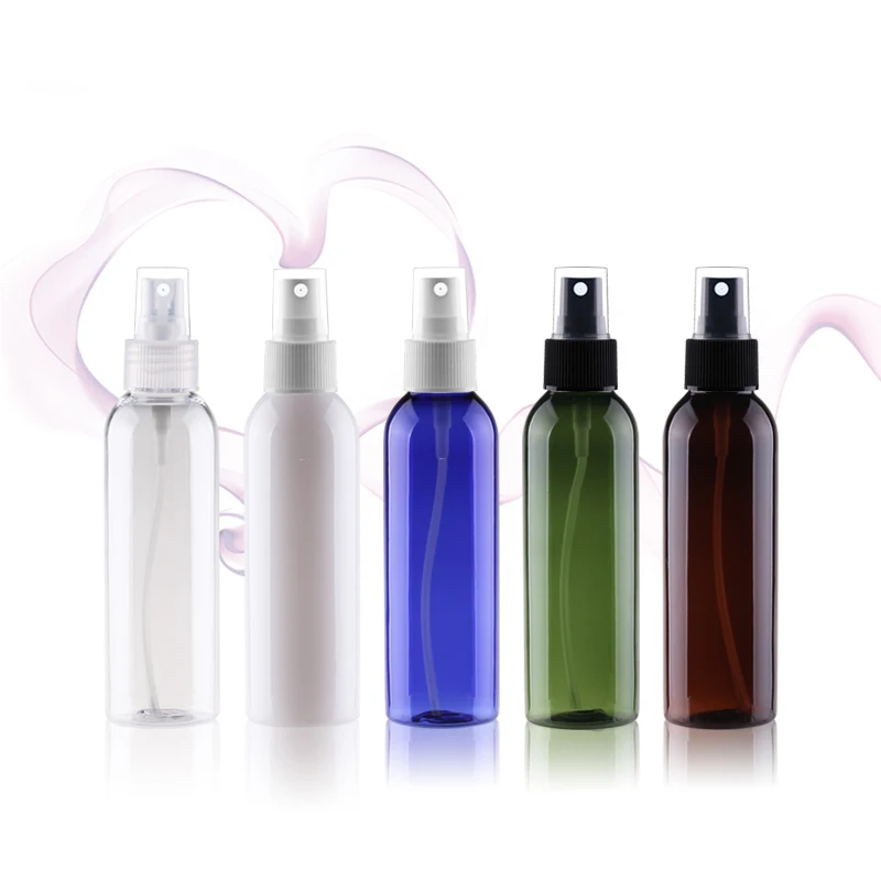 

50 X 60ml Empty Plastic Perfume Spray Pump Bottle 60CC Cosmetic Container Fine Spray Clear White Brown Blue Green Bottles