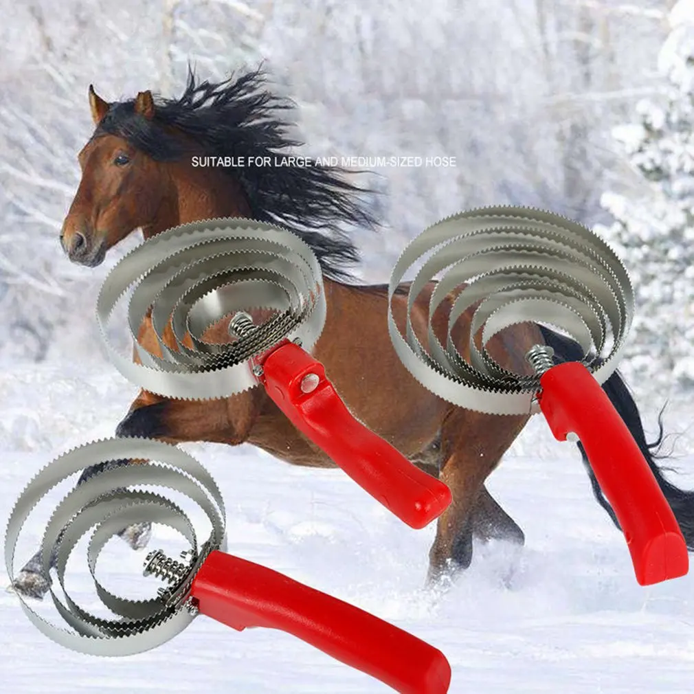 

Reversible Stainless Steel Horse Hair Comb With Soft Touch Grip Great Grip Spring Curry Horse Curry Combs Horse Brush Comb