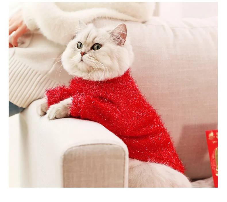 Одежда для котят Hoddies костюм домашних животных одежда с капюшоном кошек свитер