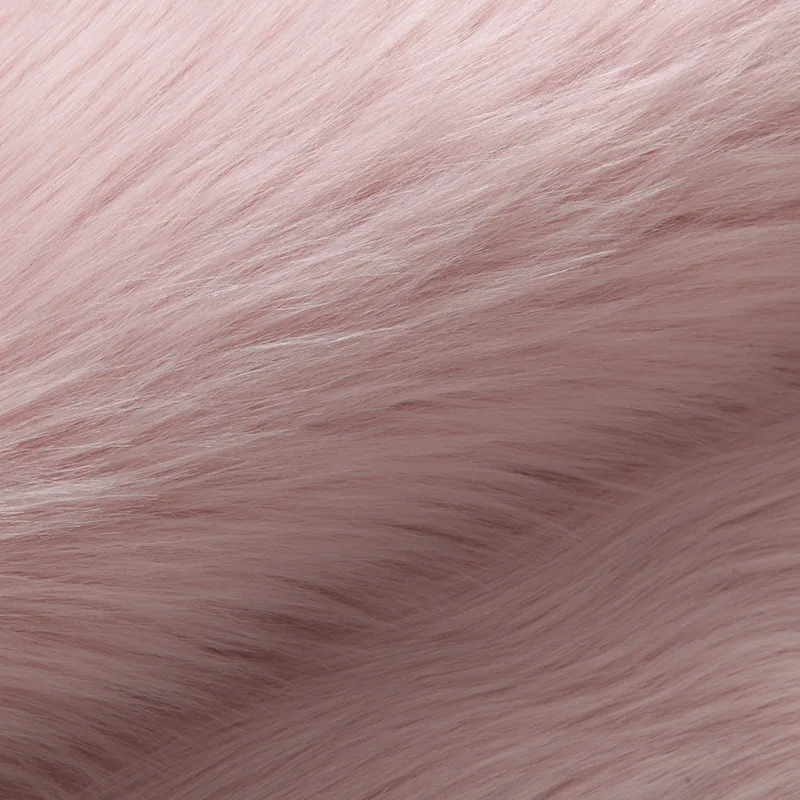 Однотонный ковер в форме сердца из искусственного меха имитация шерсти для пола