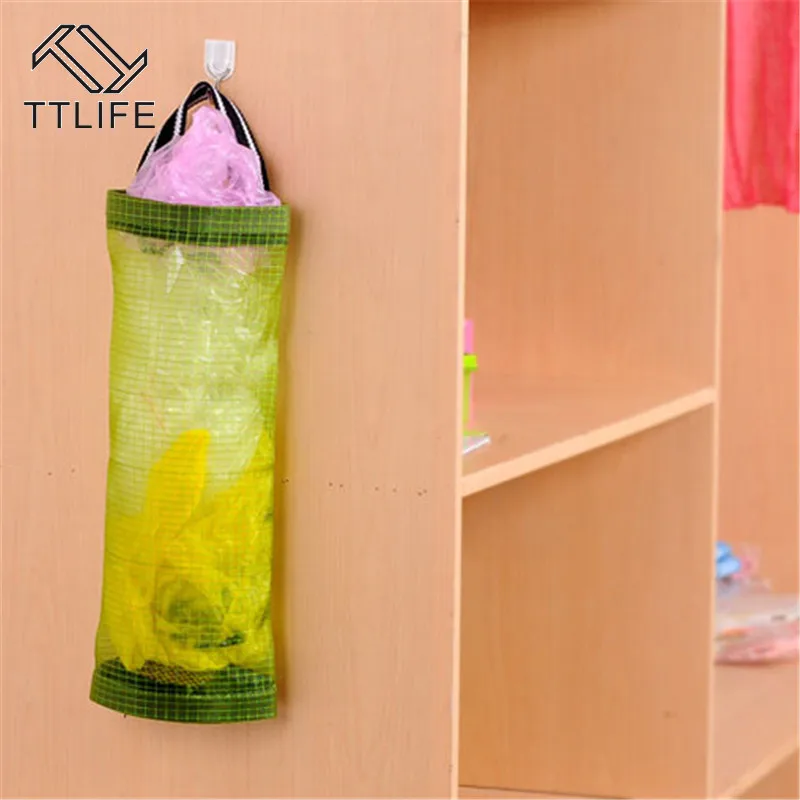 Настенный кухонный органайзер для мешков хранения TTLIFE пластиковый домашний