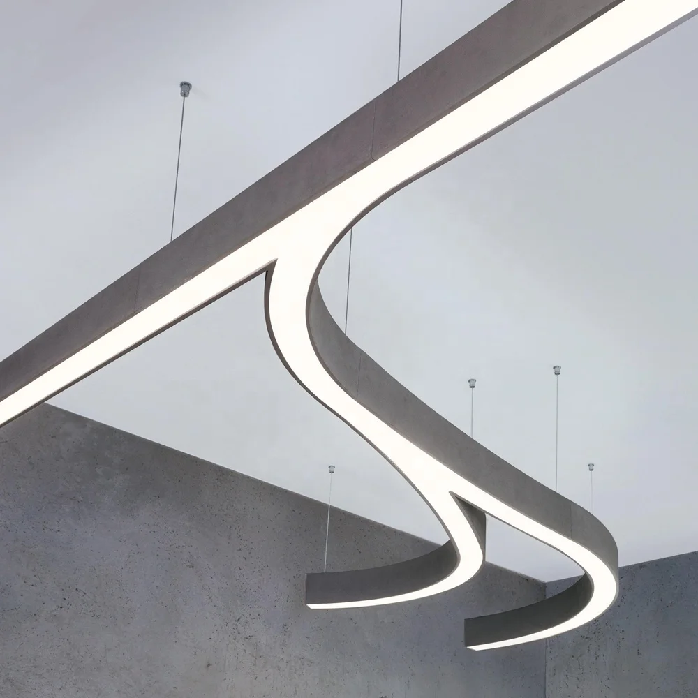 Подгонянный светодиодный подвесной светильник гетеротичный офисное освещение