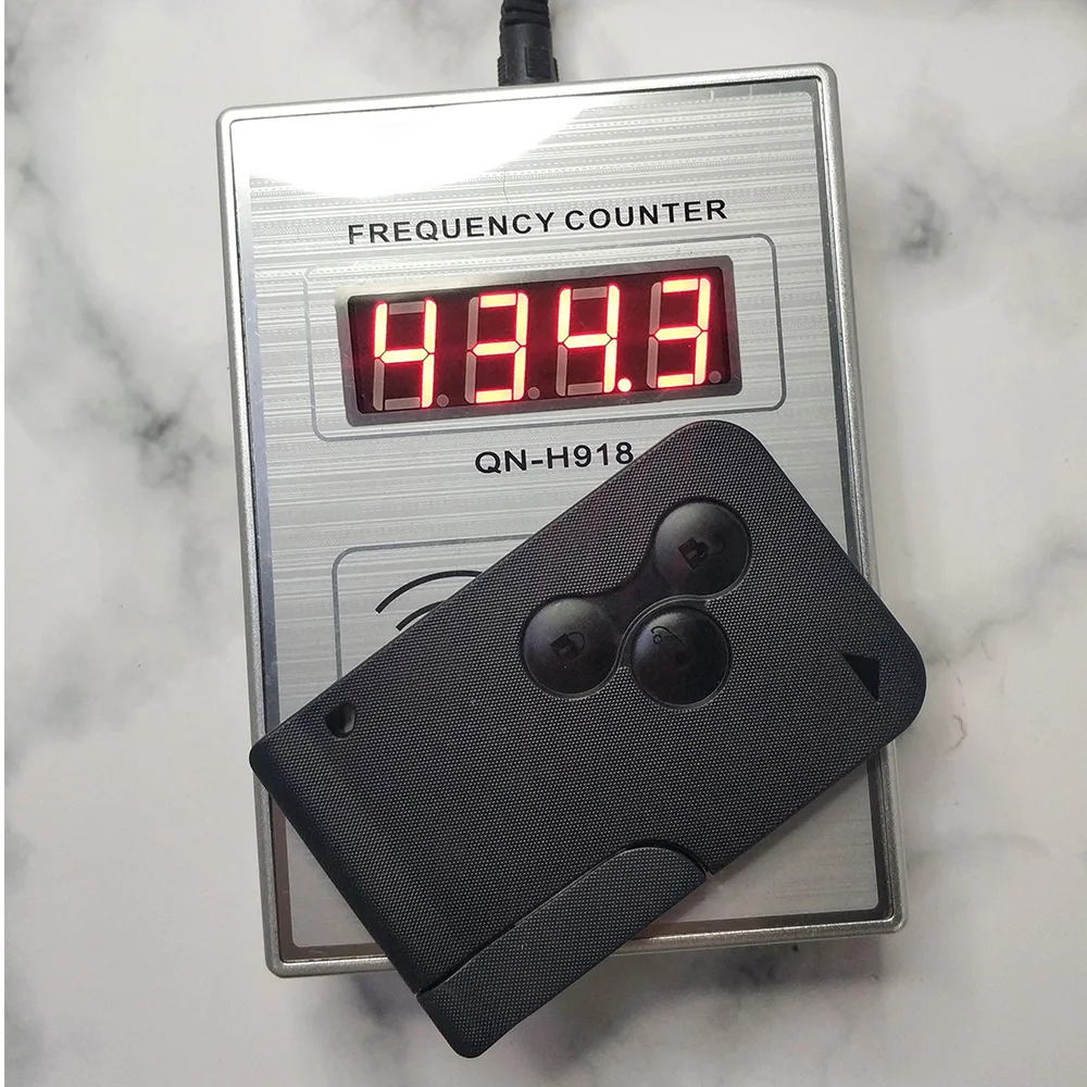 KEYECU 3 кнопки смарт карты дистанционный ключ брелок от машины 433 МГц PCF7947/ID46 чип для