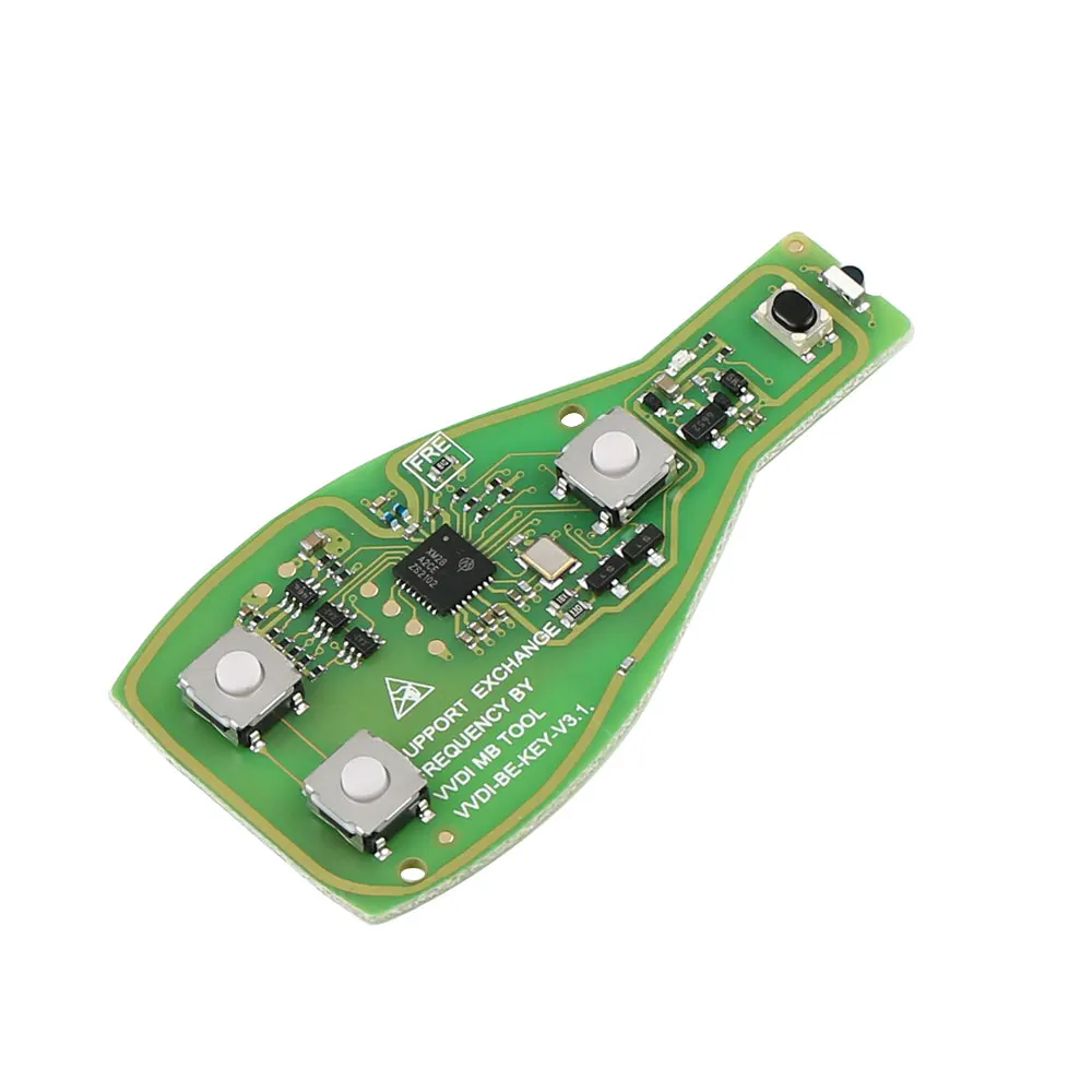 Xhorse VVDI BE Key Pro улучшенная версия V1.5 с корпусом смарт-ключа логотипом 3 кнопки для Benz