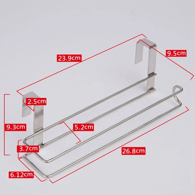 Держатель кухонных салфеток из нержавеющей стали подвесной держатель рулона