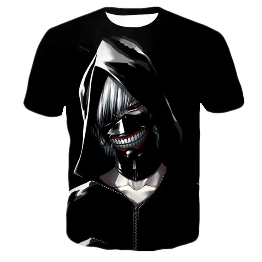 LE156 Футболка с 3D-принтом "tragical Tokyo Ghoul", мужская футболка с принтом крови, повседневные футболки Кен канеки, футболки, аниме, толстовка, уличная одежда, топы - Цвет: LE156