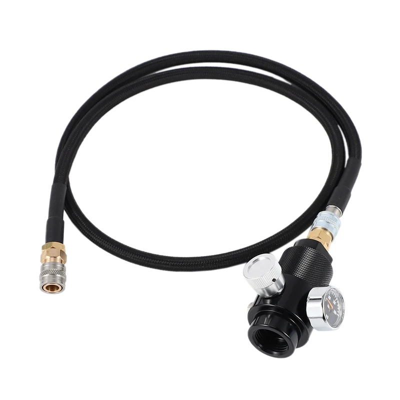 

Регулятор с 100 см SLP FLEX Remote Hose Line 0-200 Psi к HPA Co2 цилиндру резервуара