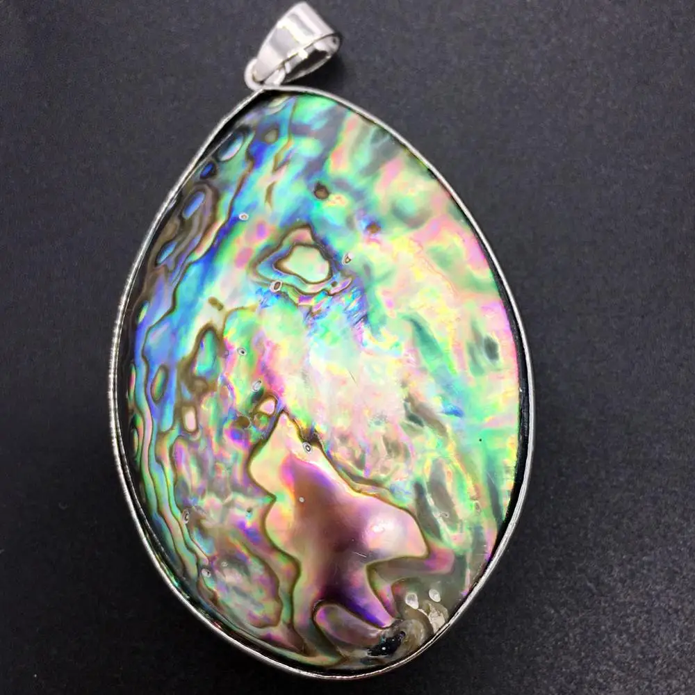 

Free shipping Fashion Jewelry New Zealand Abalone Shell Pendant Bead MC8555