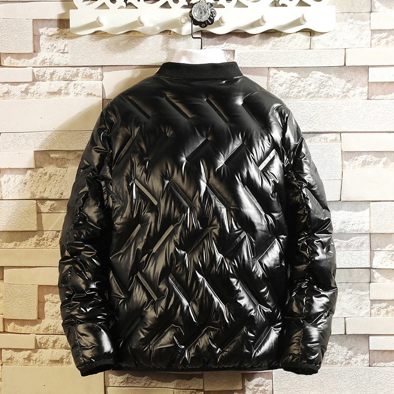 Зимняя мужская куртка Толстая теплая Ультралегкая на 80% белом утином пуху