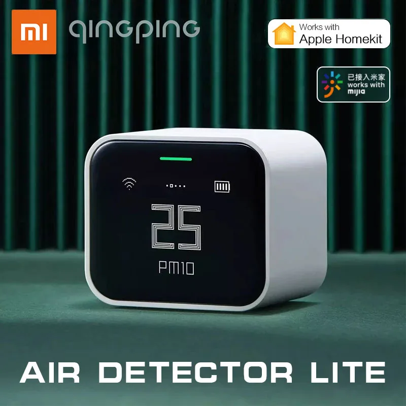 

Xiaomi qingpingAir Detector Lite PM2.5 Air Quality Monitor Multifunctional Monitor with Mi Home APP Control Apple Homekit