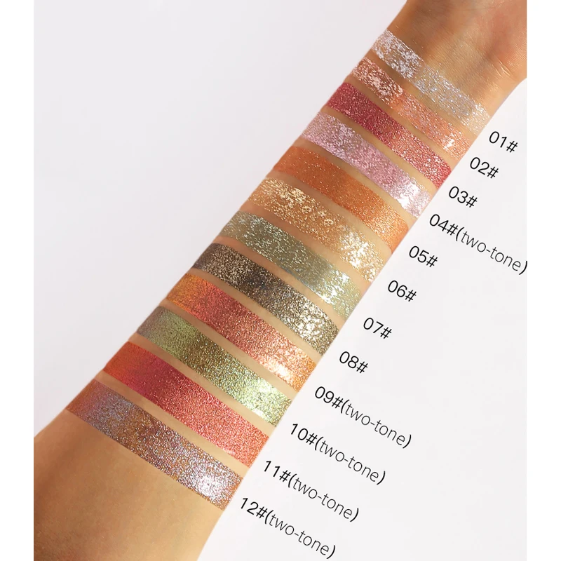 Shimmer Liquid Eyeshadow Eyeliner Gleaming Gold Metal Glitter Diamond Waterproof Long Lasting Shining Eyes Cosmetic Makeup |