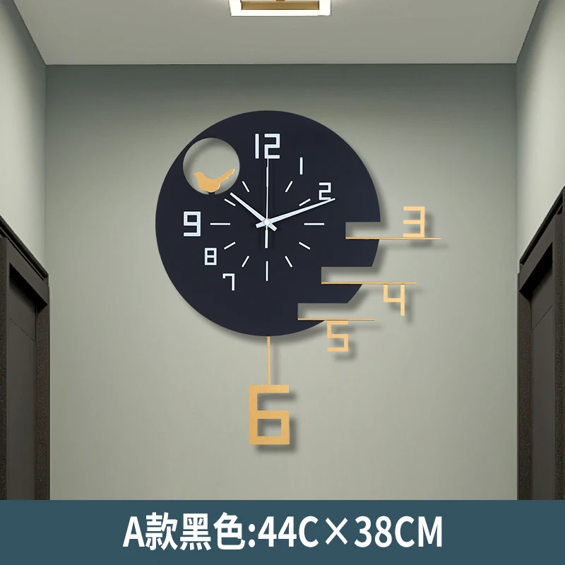 

Silent Wall Clock Modern Design Art Creativity Minimalist Wall Clock Living Room Office Luxury Reloj Pared Home Decor SG50WC1