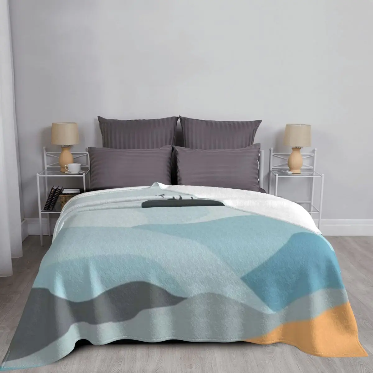 Appa Fly Atla-Manta a cuadros para cama funda de playa con capucha toalla lujo | Blanket