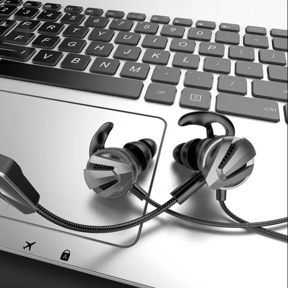 

Universal Headphones Wired In-ear Gaming Headset Metal Earphone with Mic For Xiaomi Huawei Phone Lenovo xiaomi Samsung Computer