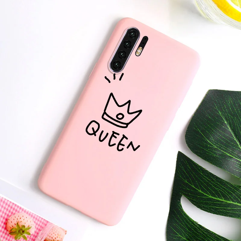Чехол для телефона King queen Crown для huawei Honor 8S 10 20 Play 8A V10 V20 9 Lite 6A 7X сплошной карамельный цвет Мягкий ТПУ полный Чехол