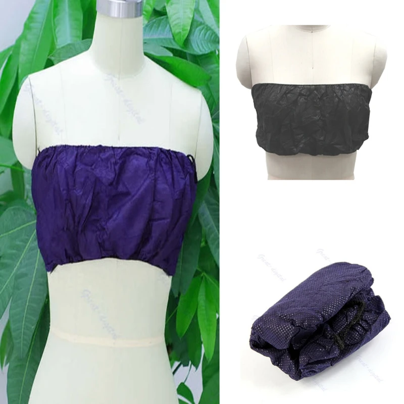 

W3JF Disposable Non-woven Fabric Bra Brassiere Underwear For SPA Useful 1/10/50/100pc