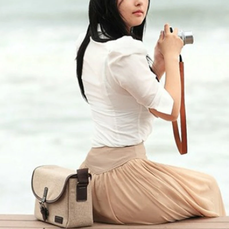 Сумка на плечо для фотоаппарата водонепроницаемая в стиле ретро|Сумки вещей| |