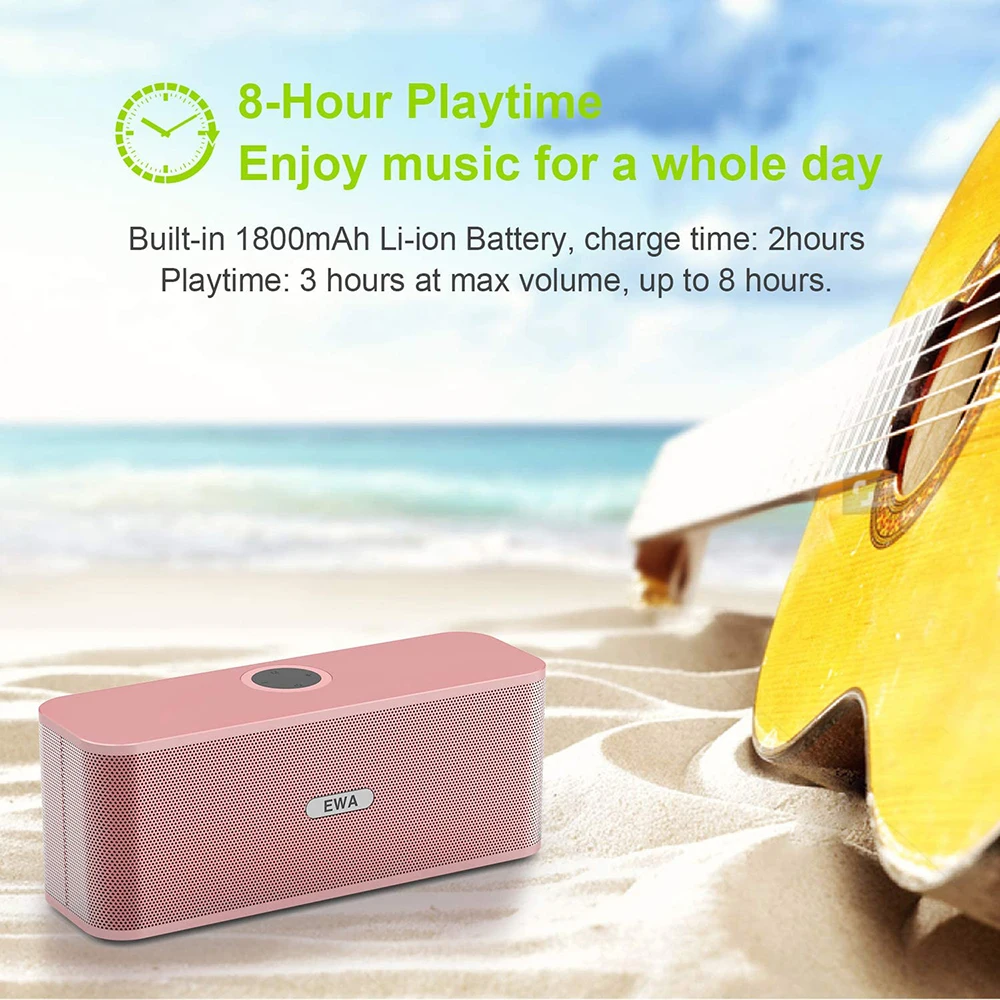 EWA W300 Bluetooth беспроводной портативный динамик высокое качество звук громкий
