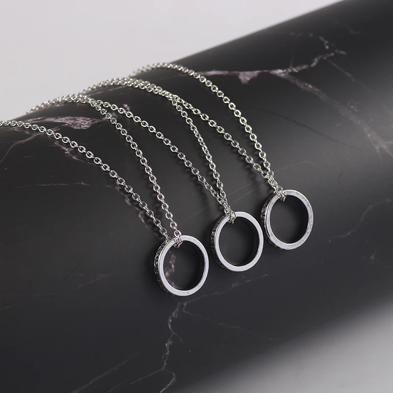 Ожерелья для лучших подруг набор из 3 штук круглых простых кулонов для девочек, женщин, сестер, лучших подруг (BFF), ювелирные изделия, 2023 год.